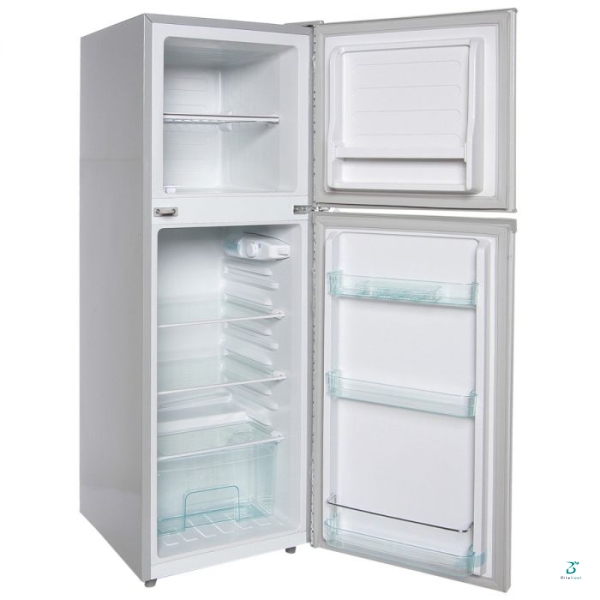 RAMTONS 128 LITERS 2 DOOR DIRECT COOL FRIDGE, TITAN STEEL- RF177