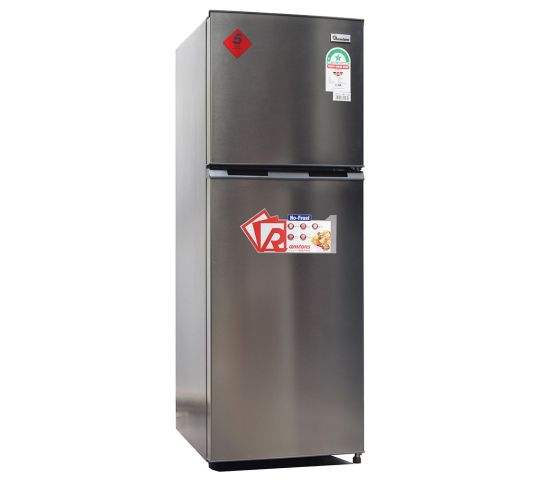 225 LITRES DOUBLE DOOR NO FROST FRIDGE, SILVER- RF/142