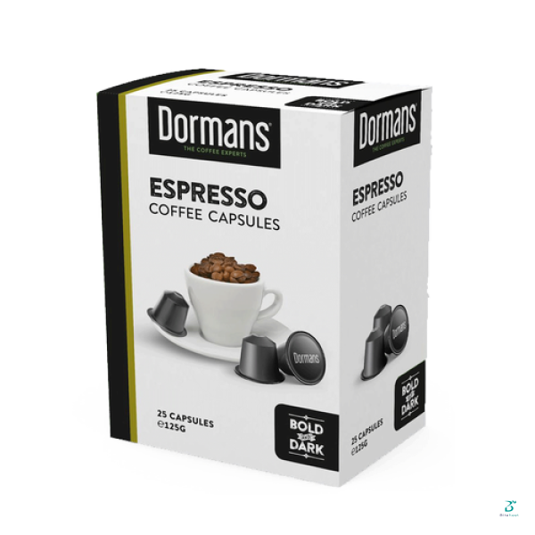 DORMANS COFFEE CAPSULES ESPRESSO 25*5g
